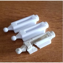 Akaslan Plastik Clio 2 Sport 2001 ve Bmw E36 Uyumlu Ön Işık Braketleri 2 Adet Abs Baskı 01507