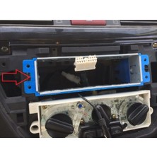 Akaslan Plastik Mitsubishi Lancer 2004 Uyumlu Radyo Braketi Abs Baskı 00811