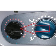 Akaslan Plastik Renault Twingo Uyumlu Klima Havalandırma Düğmesi Abs Baskı 01251