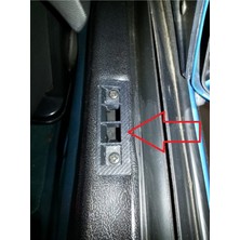 Akaslan Plastik Chevrolet Corvette C4 (1983-1996) Uyumlu Yan Cam Havalandırması Abs Baskı 00952