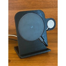 Akaslan Plastik iPhone ve Watch Için Uyumlu Şarj Standı Braketi Pla Baskı 01032