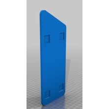 Akaslan Plastik Peugeot E2008 Uyumlu Ayak Dayama Plastiği Abs Baskı 00208