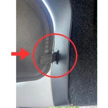 Akaslan Plastik Opel Insignia Hatchback Uyumlubagaj Cam Kapağı Aparatı 4 Adet Abs Baskı 00009