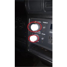 Akaslan Plastik 1994 Chevrolet S-10 Radyo Düğmeleri 2 Adet Abs Baskı 00344 Uyumlu