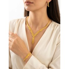 8 Ayar Altın Taşsız Set Kazaziye