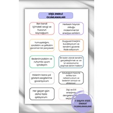 Birikiyedi 1 Sayfalık Dişil Enerji Olumlama Sticker Manifest/motivasyon/bullet Journal Için Uygun