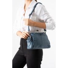 Baginn Y.suni Deri Kadın Postacı Burslu Çanta 24*20 cm Vegan Deri Bayan Çapraz Askılı Omuz Çantası