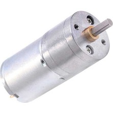 Pololu 99:1 Metal Redüktörlü Hp Yüksek Güçlü Dc Motor - 25DX54L mm 12V 100RPM PL-3207