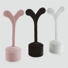 SiHako Anfora Kumaş Kaplamalı Küpe Standı