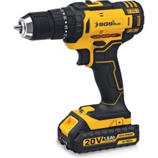 20V Akülü Darbeli Matkap, 1.5 Ah, Vıdalama, Li-Ion, Şarjlı, Çok Yönlü
