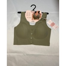 Umt 353 Lazer Önden Çıtçıtlı Dikişsiz Balensiz Sütyen