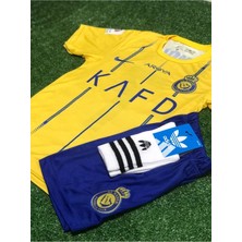 Sidas Cristiano Ronaldo Al-Nassır Çocuk Forma Takımı 4'lü Set Çorap+Bileklik Hediyeli