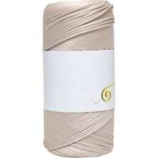 Sad Makrome Ipi 3mm Polyester  Bej