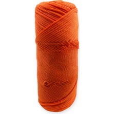 Sad Makrome Ipi 3mm Polyester Turuncu Simli