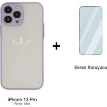 Royal Case iPhone 13 Pro Matte Crystal Kılıf + Temperli Ekran Koruyucu Paketi Ryc/montreal+Cam