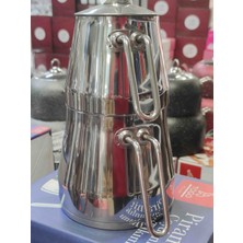 Çelik Çaydanlık Piramit Model