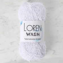Sad Loren Wash Optik Beyaz El Örgü Ipi - R001 - 34262