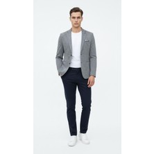 Plus Scorpion Erkek Esnek Kumaş Slim Fit Blazer Ceket – Günlük & Ofis Şıklığı