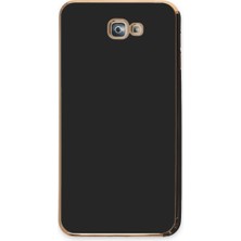 Eco Port Samsung Galaxy J7 Prime Kılıf Volet Silikon - Siyah