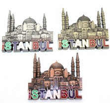 NessiWorld Istanbul Temalı Metal Magnet Model 6