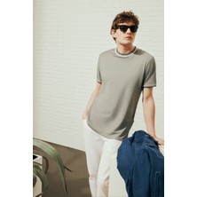 Altınyıldız Classics Pamuklu Slim Fit Dar Kesim Bisiklet Yaka Tişört