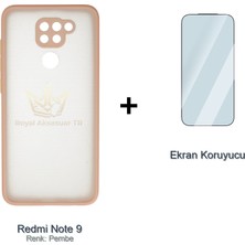 Royal Case Redmi Note 9 Matte Crystal Kılıf + Temperli Ekran Koruyucu Paketi Ryc/montreal+Cam