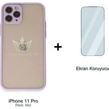 Royal Case iPhone 11 Pro Matte Crystal Kılıf + Temperli Ekran Koruyucu Paketi Ryc/montreal+Cam