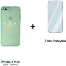 Royal Case iPhone 8 Plus Matte Crystal Kılıf + Temperli Ekran Koruyucu Paketi Ryc/montreal+Cam