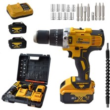 Darbeli Şarjlı Matkap Seti PH031 88VF Sarı – Güç ve Performans