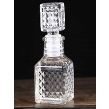 Özbience Kare Kristal Şişe, 50 Ml, 10 Adet, Şık ve Kullanışlı Tasarım