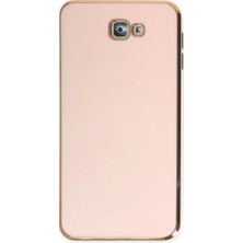 Eco Port Samsung Galaxy J7 Prime Kılıf Volet Silikon - Pembe