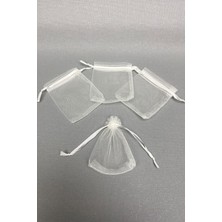 Özbience 24 Adet Kına Tül Kesesi, Boy 7X9CM, Şık ve Hediye Paketleri