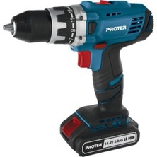 Yüksek Performanslı 14,4V Şarjlı Matkap, 2AH Li-Ion, 13MM Uç Kapağı
