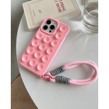 Kılıf House Iphone Uyumlu Vantuzlu El Askılı Silikon Kılıf