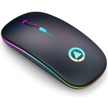 Mdstech Şarj Edilebilir Kablosuz LED Işıklı Sessiz Mouse – Ergonomik ve Hassas Kullanım