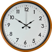 LTG Nova Zentime 36 cm Turuncu Dekoratif Duvar Saati