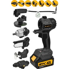 7'li Başlıklı Taşlama ve Vidalama Seti, Çok Fonksiyonlu Hobi Araçları