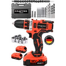 12V Çift Bataryalı Çelik Şanzımanlı Vidalama ve Matkap Seti