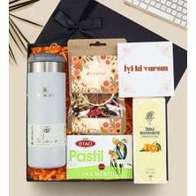 Özbience Termos, Bitki Çayı, Kolonya ve Otacı Pastil Hediye Seti, Pratik ve Şık