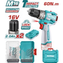 Darbeli Matkap ve Uç Seti 16V, Güç ve Çok Yönlülük Sunar