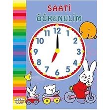 0-6 Yaş Yayınları Saati Öğrenelim + Neşeli Hayvanlar - Boyama Kitaplarım 3-4 Yaş Set