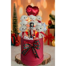 Özbience Yeniyıl Özel Seri LED Işıklı Fındıkkıran ve Ayıcıklı Noel Aksesuarı
