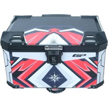 Kaly GP Kompozit 45 lt.  Aliminyum Motosiklet Çantası DSN10