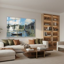 Tablonhazır Yatay Cam Tablo Salon Duvar Tablosu Yatay Cam Koprumanzarasi2 Yeni Ev Hediyesi Ofis Tablosu