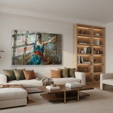 Tablonhazır Yatay Cam Tablo Salon Duvar Tablosu Yatay Cam Hukuk Tablosu Kilic Yeni Ev Hediyesi Ofis Tablosu