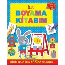 İş Bankası Kültür Yayınları Minik Eller Boyuyor - Ilk Boyama Kitabım: Minik Eller Için Harika Resimler + 2 Kitap Set