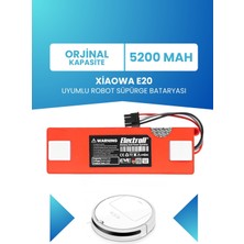 Electroll Xiaowa E20 Uyumlu Batarya (Standart Kapasite) 5200MAH Robot Süpürge Batarya Değişimi