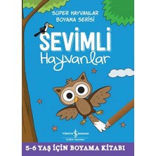 İş Bankası Kültür Yayınları Süper Hayvanlar Boyama Serisi - Sevimli Hayvanlar + Yavaş Kaan - Matematik Her Yerde + 2 Kitap Set
