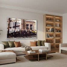 Tablonhazır Yatay Cam Tablo Salon Duvar Tablosu Yatay Cam Meclis Binasi Yeni Ev Hediyesi Ofis Tablosu