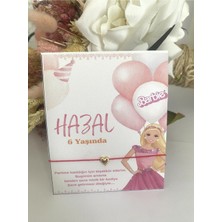 Özbience Kişiye Özel Isimli Barbie Konsept Şans Bilekliği 30 Adet Hediye Seti